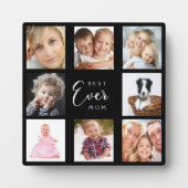 Moeder foto collage zwart wit fotoplaat (Voorkant)