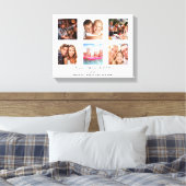 Moeder foto familie collage wit canvas afdruk (Insitu (Slaapkamer))