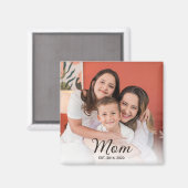 Moeder Foto Geschenk Magneet (Voorkant / Achterkant)