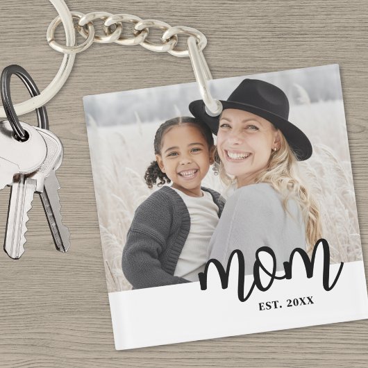 Moeder Foto Sleutelhanger