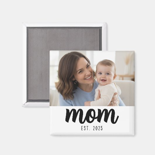 Moeder Fotocadeaubon Magneet (Voorkant / Achterkant)