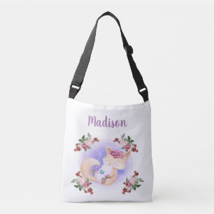 Moeder Fox Hug Baby Bunny Rabbit Crossbody Bag Tas