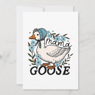Moeder Gans Domme Gans Moederdag Feestdagenkaart