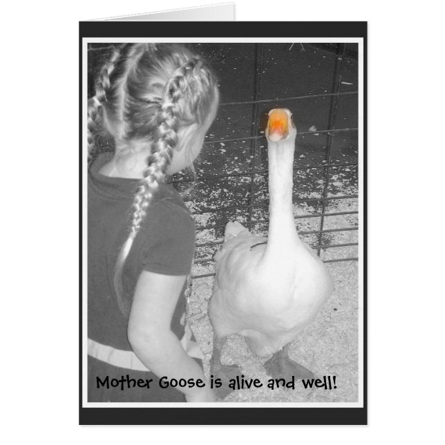 Moeder Gans leeft en goed! (Voorkant)