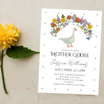 Moeder Ganzen Tuinbloemen Baby Shower