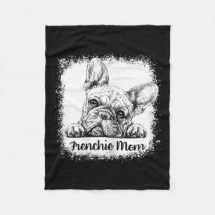Moeder Gebleekte Schattigee Franse Bulldog Mama Gi Fleece Deken
