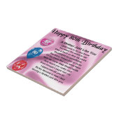 Moeder gedicht - 80e verjaardag tegeltje (Zijkant)