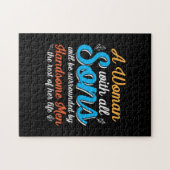 Moeder geeft een vrouw met alle zoon legpuzzel (Horizontaal)