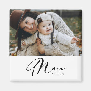 Moeder Gevestigd Foto Geschenk Magneet