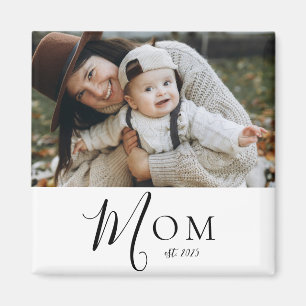 Moeder Gevestigd Foto Geschenk Magneet