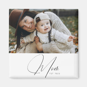 Moeder Gevestigd Foto Geschenk Magneet