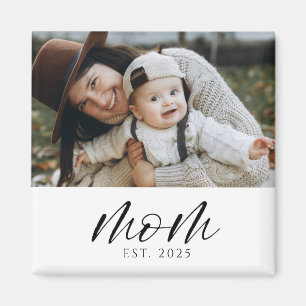 Moeder Gevestigd Foto Geschenk Magneet