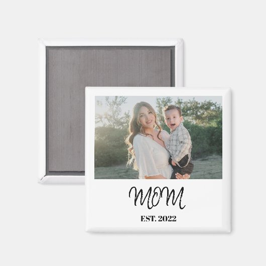 Moeder gevestigd, geschenk magneet  (Voorkant / Achterkant)