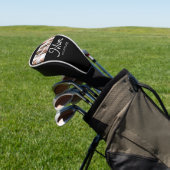 Moeder Gevestigd Script Black 3 Foto Golfheadcover (Insitu)