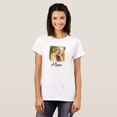 Moeder Gevestigd Script Foto T-shirt (Voorkant volledig)
