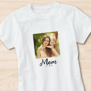 Moeder Gevestigd Script Foto T-shirt
