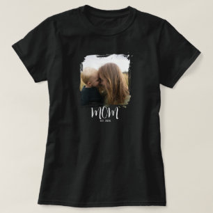 Moeder Gevestigde Scriptie Foto T-Shirt