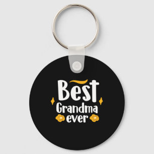 Moeder Gift Best Grandma Ever Sleutelhanger