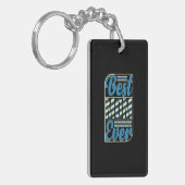 Moeder Gift Beste mama ooit Sleutelhanger (Voorkant Links)