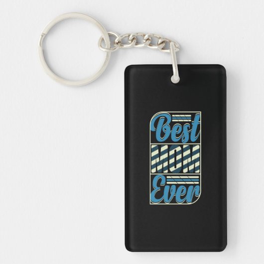 Moeder Gift Beste mama ooit Sleutelhanger (Voorkant)