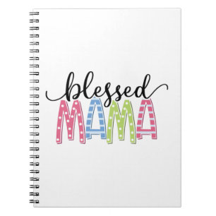 Moeder Gift Blessed Mama Notitieboek