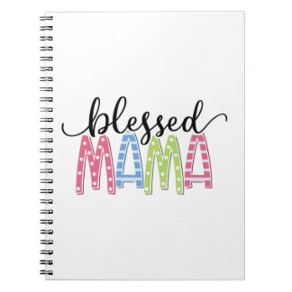 Moeder Gift Blessed Mama Notitieboek