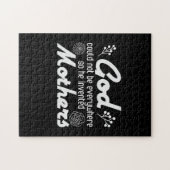 Moeder Gift God Hij heeft moeder uitgevonden Legpuzzel (Horizontaal)
