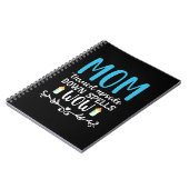 Moeder Gift Mam draaide zich om Wauw Notitieboek (Linkerzijde)