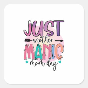 Moeder Gift nog een moederdag Vierkante Sticker