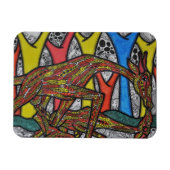 Moeder Giraffe Magneet (Horizontaal)