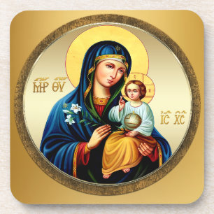 Moeder Gods, maagd Maria Bier Onderzetter