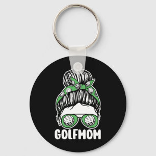 Moeder Golfer Moeder Golfen Golf Sleutelhanger