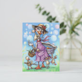 Moeder Goose Briefkaart (Staand voorkant)