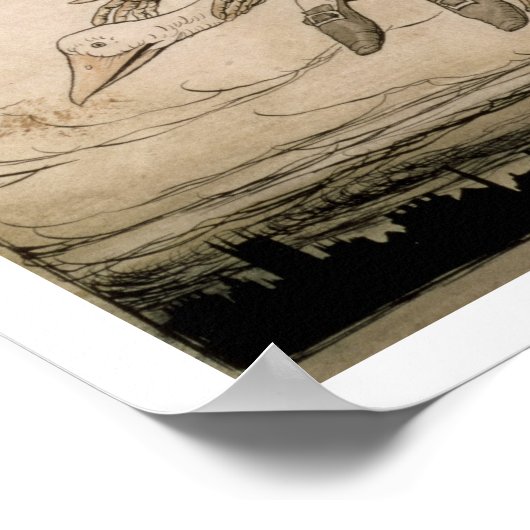 Moeder Goose, frontispion van 'Moeder Goose The Ol Poster (Hoek)