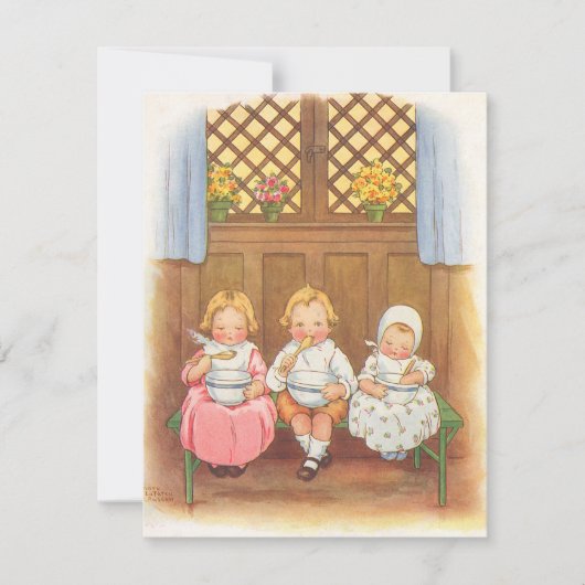 Moeder Goose  Kinderzanger Rhyme Kaart (Voorkant)