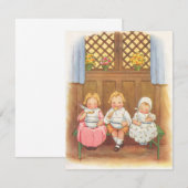 Moeder Goose  Kinderzanger Rhyme Kaart (Voorkant / Achterkant)