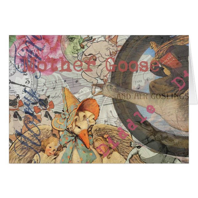 Moeder Goose Nursery Rhyme Fairy Tale (Voorkant Horizontaal)