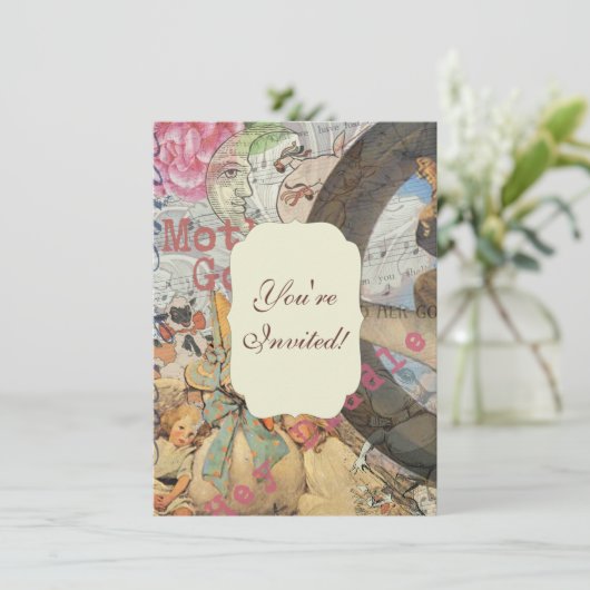 Moeder Goose Nursery Rhyme Fairy Tale Kaart (Staand voorkant)