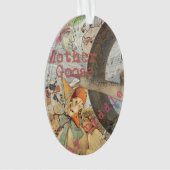 Moeder Goose Nursery Rhyme Fairy Tale Ornament (voorkant)
