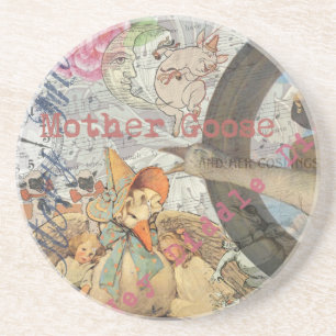 Moeder Goose Nursery Rhyme Fairy Tale Zandsteen Onderzetter
