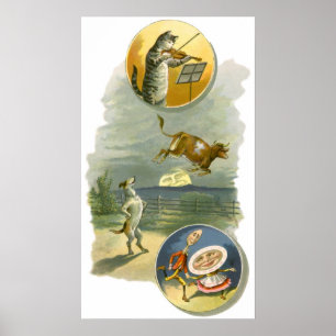  Moeder Goose Nursery Rhyme Poem Poster