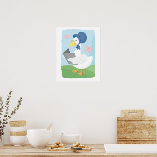 Moeder Goose Poster (Keuken)