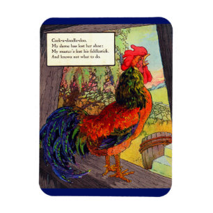 Moeder Goose uit 1920 - Roster Magneet