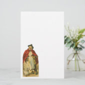 Moeder Goose  Victoriaans Verhaal Boek Briefpapier (Staand voorkant)