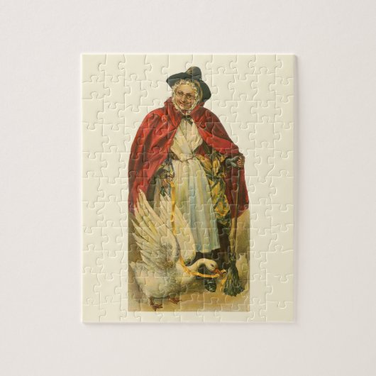 Moeder Goose  Victoriaans Verhaal Boek Legpuzzel (Verticaal)