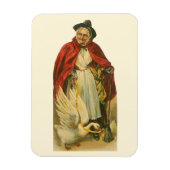 Moeder Goose  Victoriaans Verhaal Boek Magneet (Verticaal)