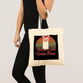 Moeder Grandma Funny schetst een ontwerp van Bad M Tote Bag (Voorkant (product))