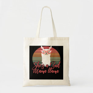 Moeder Grandma Funny schetst een ontwerp van Bad M Tote Bag