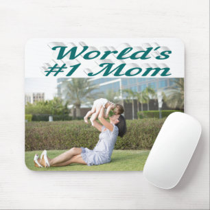 Moeder groene foto muismat