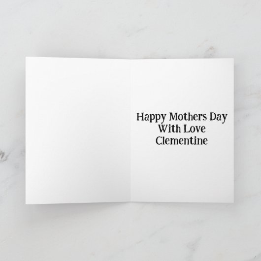 Moeder Grootste Fan Funny Humor Dancer Kat Moederd Kaart (Binnen)